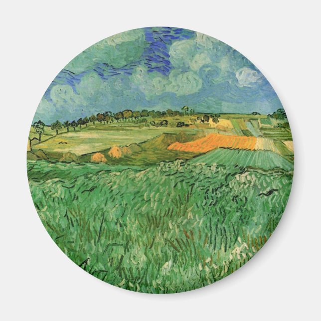 Schlicht in der Nähe von Auvers von Vincent van Go Magnet (Vorne)