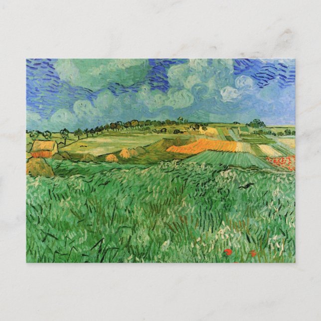 Schlicht in der Nähe von Auvers von Vincent van Go Postkarte (Vorderseite)