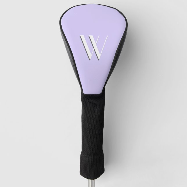 Schlicht Lavendel Golf Headcover (Vorderseite)