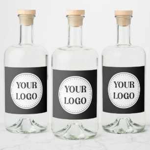 Schlicht, modern, poliert und anpassbar. alkoholflaschenetikett