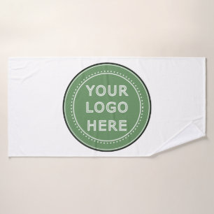 Schlicht, modern, poliert und anpassbar. badehandtuch