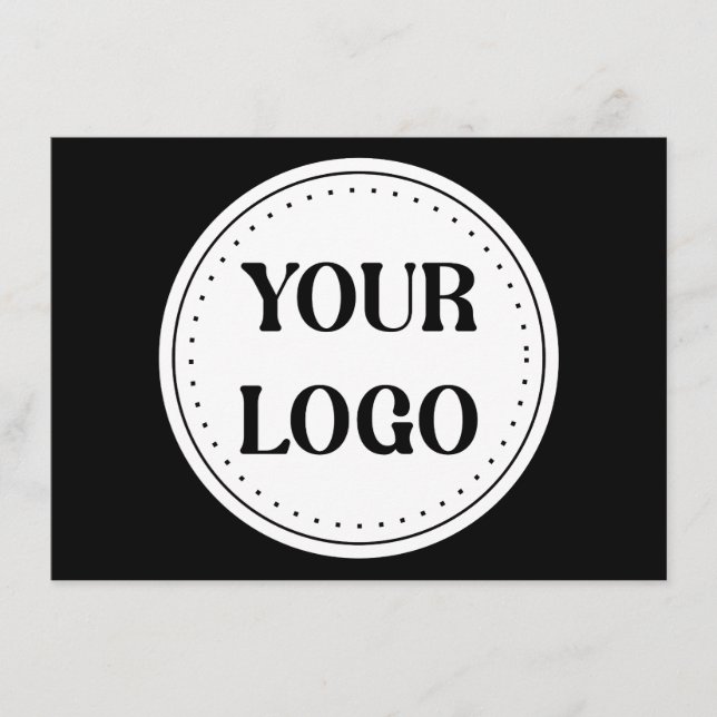 Schlicht, modern, poliert und anpassbar. begleitkarte (Vorderseite)