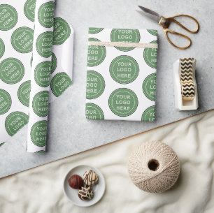 Schlicht, modern, poliert und anpassbar. geschenkpapier