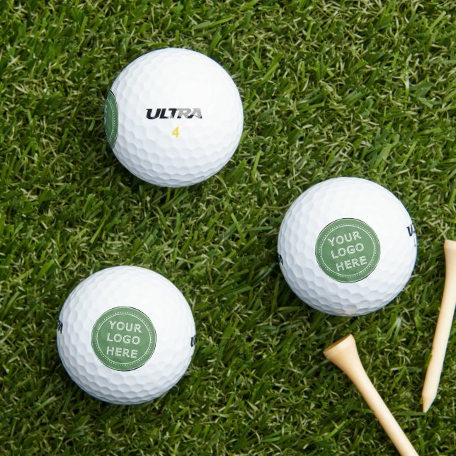 Schlicht, modern, poliert und anpassbar. golfball (Insitu Gras)