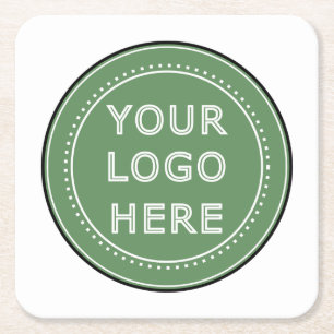 Schlicht, modern, poliert und anpassbar. rechteckiger pappuntersetzer