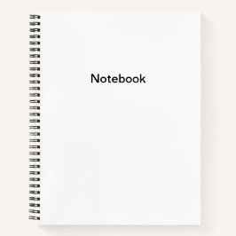 Schlicht Notizbuch