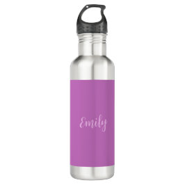Schlicht Orchid & Lilac Modernes Minimalistisch Edelstahlflasche