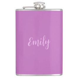 Schlicht Orchid & Lilac Modernes Minimalistisch Flachmann