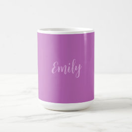 Schlicht Orchid & Lilac Modernes Minimalistisch Kaffeetasse