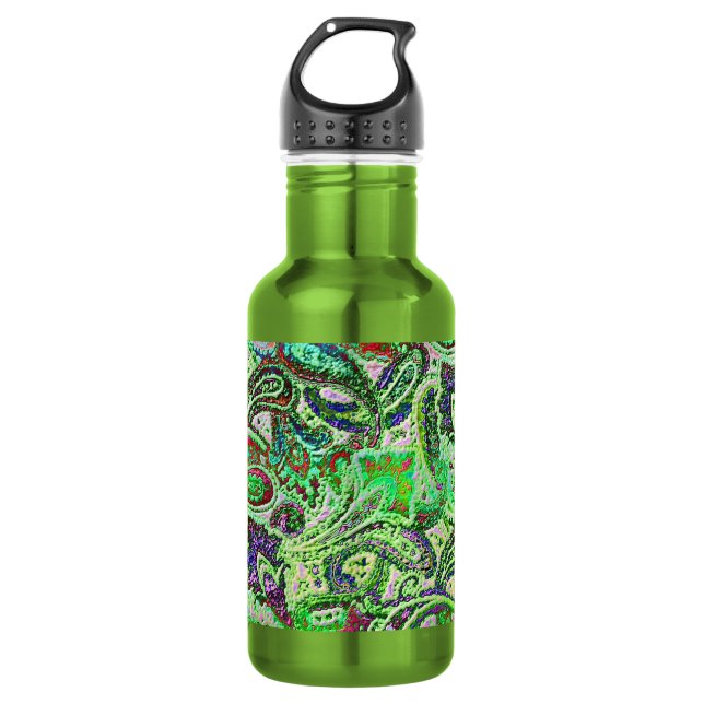 Schlicht Paisley 1 Trinkflasche (Vorderseite)