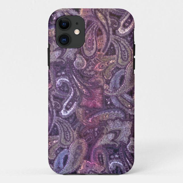 Schlicht Paisley 3 Case-Mate iPhone Hülle (Rückseite)