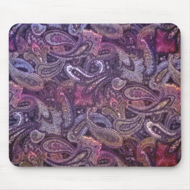 Schlicht Paisley 3 Mousepad (Vorne)