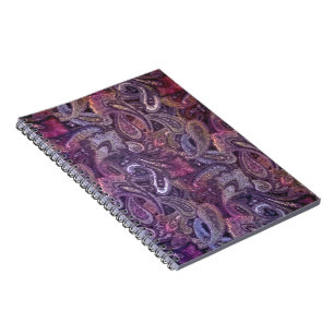 Schlicht Paisley 3 Notizblock