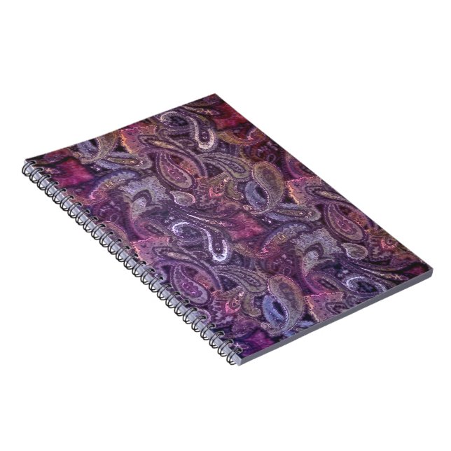 Schlicht Paisley 3 Notizblock (Rechte Seite)