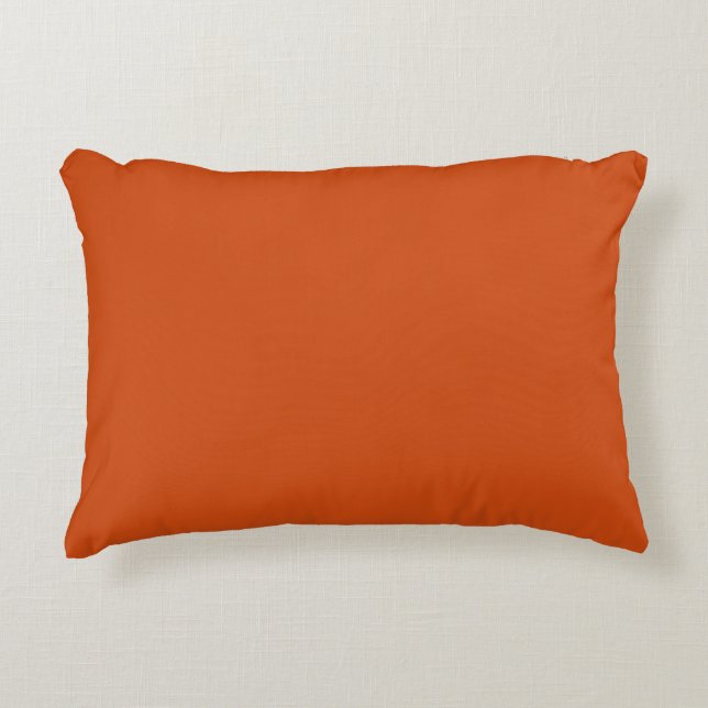 Schlicht rostig, rostfrei, orange dekokissen (Vorderseite)