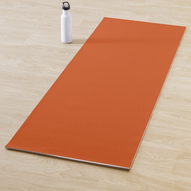 Schlicht rostig, rostfrei, orange yogamatte (Beispiel)