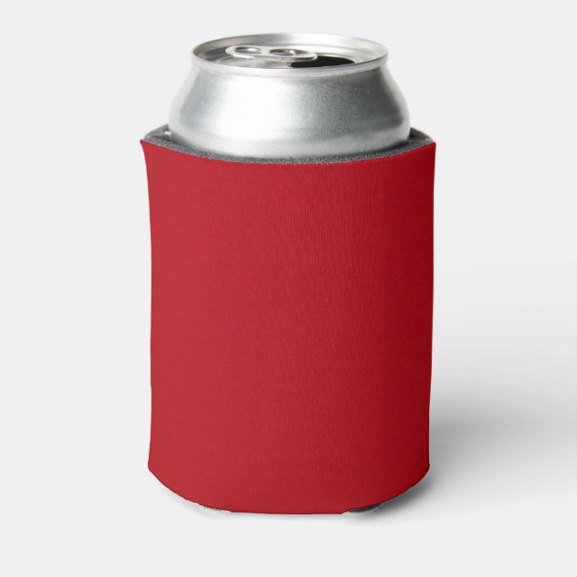 Schlicht rote Farbe Dosenkühler (Kanne Rückseite)