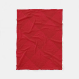 Schlicht rote Farbe Fleecedecke