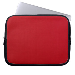 Schlicht rote Farbe Laptopschutzhülle