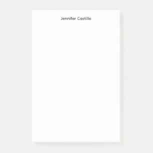 Schlicht Schwarz-weiße Minimalistisch Moderne Post-it Klebezettel