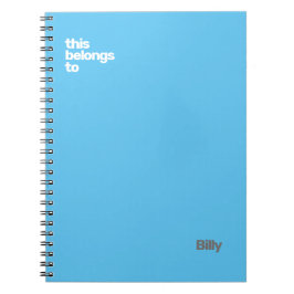 schlicht und einfach notizblock