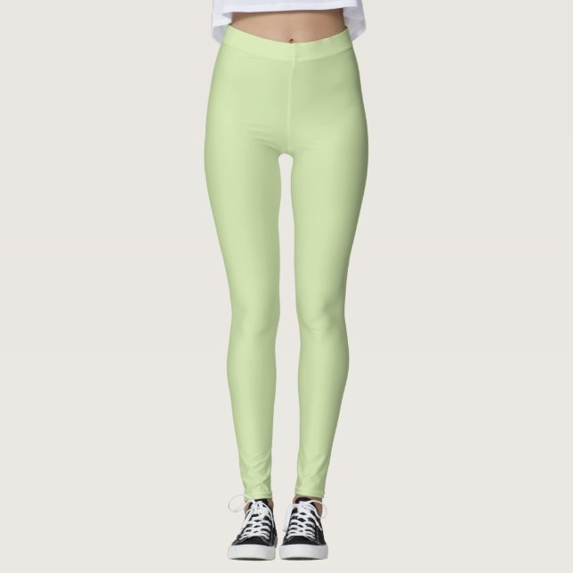 Schlicht Watermelon Green Leggings (Vorderseite)