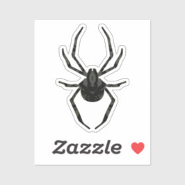 Schlichte Alte Spinne Aufkleber