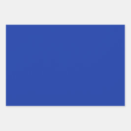 Schlichte antike UA Duke Blue Shades 3 Tones Geschenkpapier Set