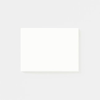 Schlichte arktische Milch Weiße Farbe Post-it Klebezettel
