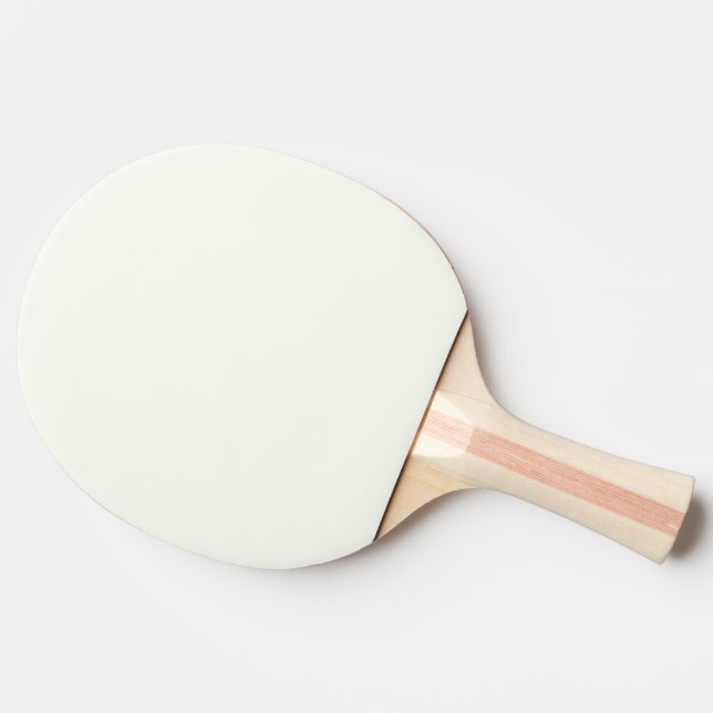 Schlichte arktische Milch Weiße Farbe Tischtennis Schläger (Seitenansicht)