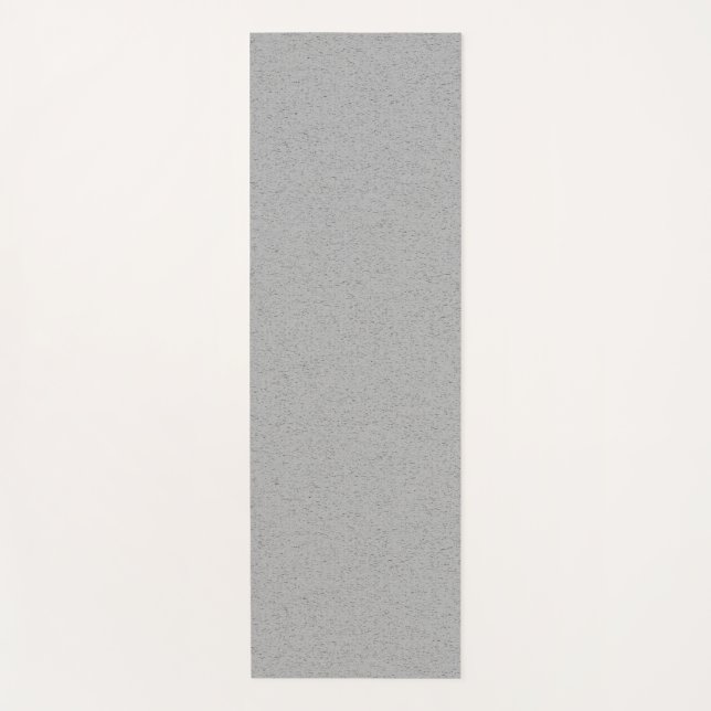 Schlichte Aschefarbe Yogamatte (Vorderseite)
