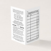 Schlichte Blutdruck-digitale Brieftasche Karte 202