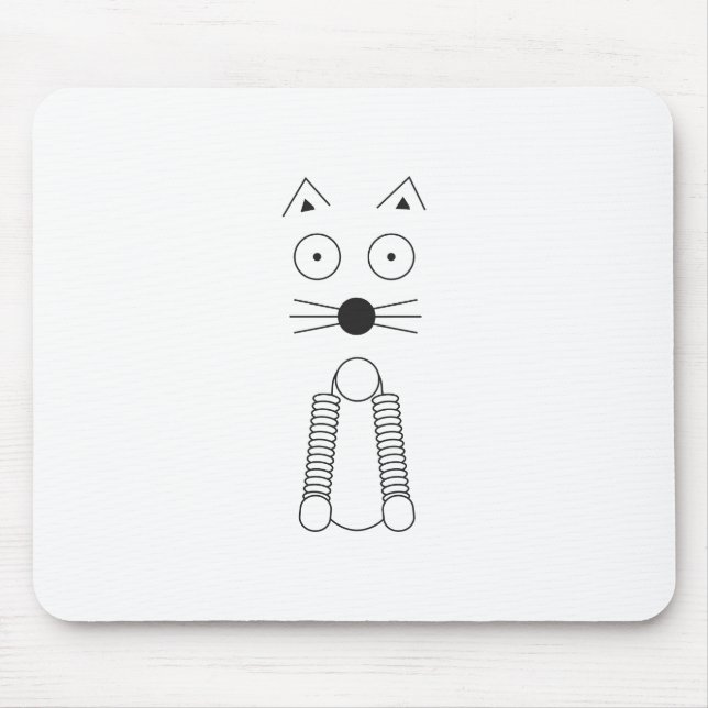 SCHLICHTE CAT MOUSEPAD (Vorne)