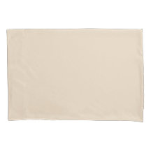 Schlichte Creme Pillow Case