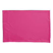Schlichte dunkelrosa Pillowcases