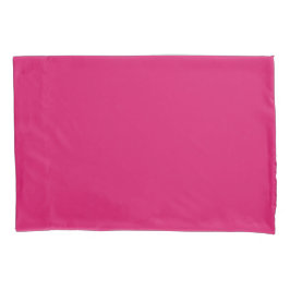 Schlichte dunkelrosa Pillowcases Kissenbezug