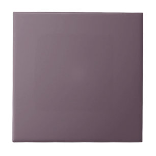 Schlichte dunkle Pflaume in fester Farbe lila Fliese