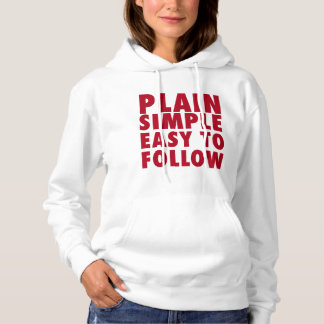 Schlichte einfache Mädchen-Frauen-T - Shirt-Spitze Hoodie