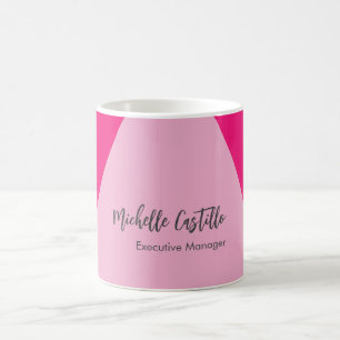 Schlichte Einfache weibliche Minimalistische Kalli Kaffeetasse