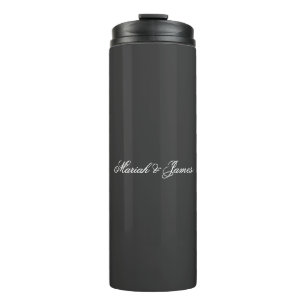Schlichte Elegant Minimalistisch Moderne Namen Kal Thermosbecher