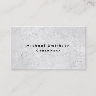 Schlichte Elegante Moderne Gray Wall Textur Visitenkarte