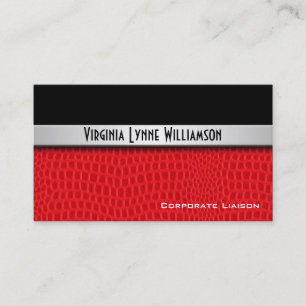 Schlichte Exotische Leder Moderne Visitenkarten Visitenkarte