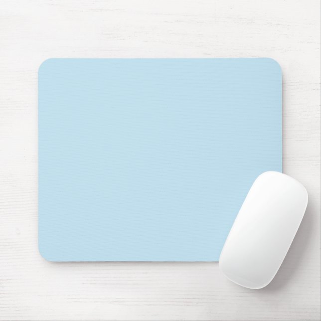 Schlichte Farbe solide trübe hellblau Mousepad (Mit Mouse)
