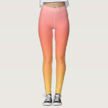 Schlichte Farbtöne - Gelb bis dunkelrosa Ober Leggings<br><div class="desc">Farbige Gelb-,  Orange-,  Rot- und Rosatöhre, </div>