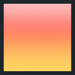 Schlichte Farbtöne - Gelb bis dunkelrosa Ober Poster<br><div class="desc">Farbige Gelb-,  Orange-,  Rot- und Rosatöhre, </div>