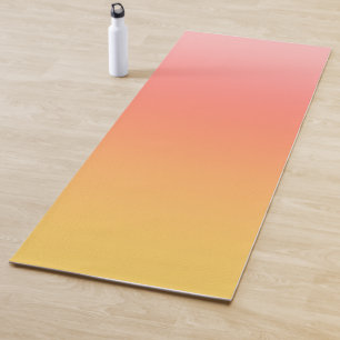 Schlichte Farbtöne - Gelb bis dunkelrosa Ober Yogamatte