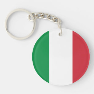 Schlichte Flagge Italiens Schlüsselanhänger