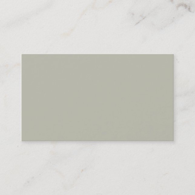 Schlichte französische Graue Visitenkarten Farben  Visitenkarte (Vorderseite)