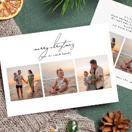 schlichte frohe Weihnachten | 6 Foto Collage glück