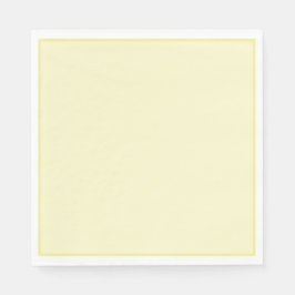 Schlichte gelbe Papierservietten
